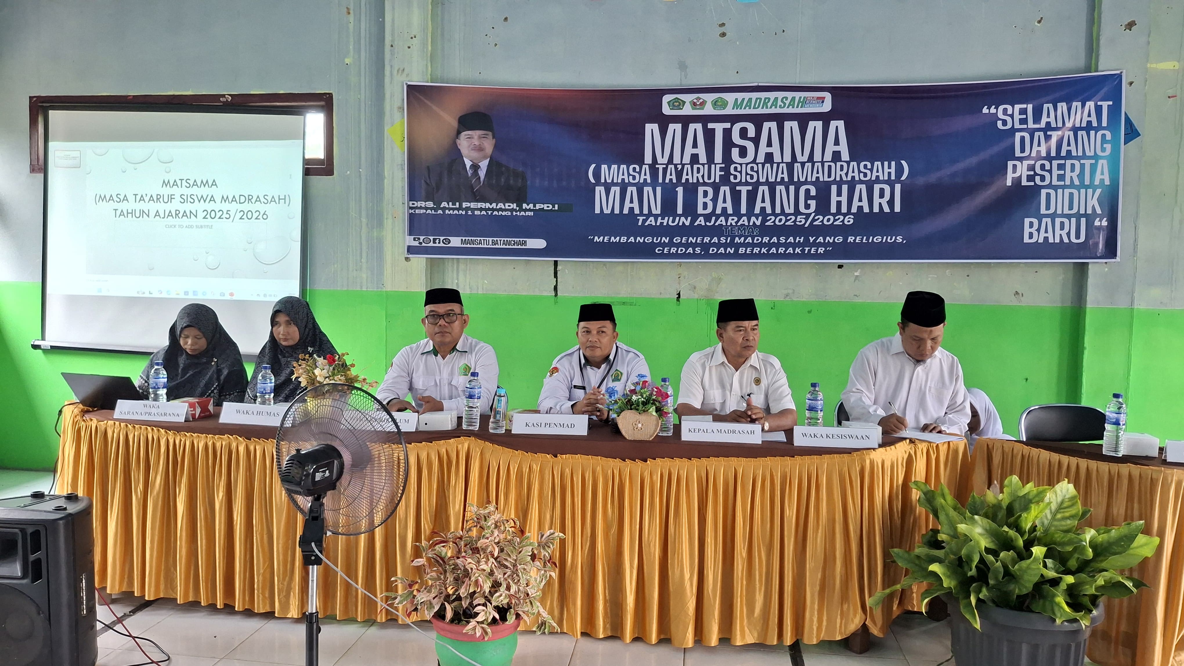 Pembukaan Matsama MAN 1 Batang Hari: Tanamkan Semangat Belajar dan Cinta Madrasah