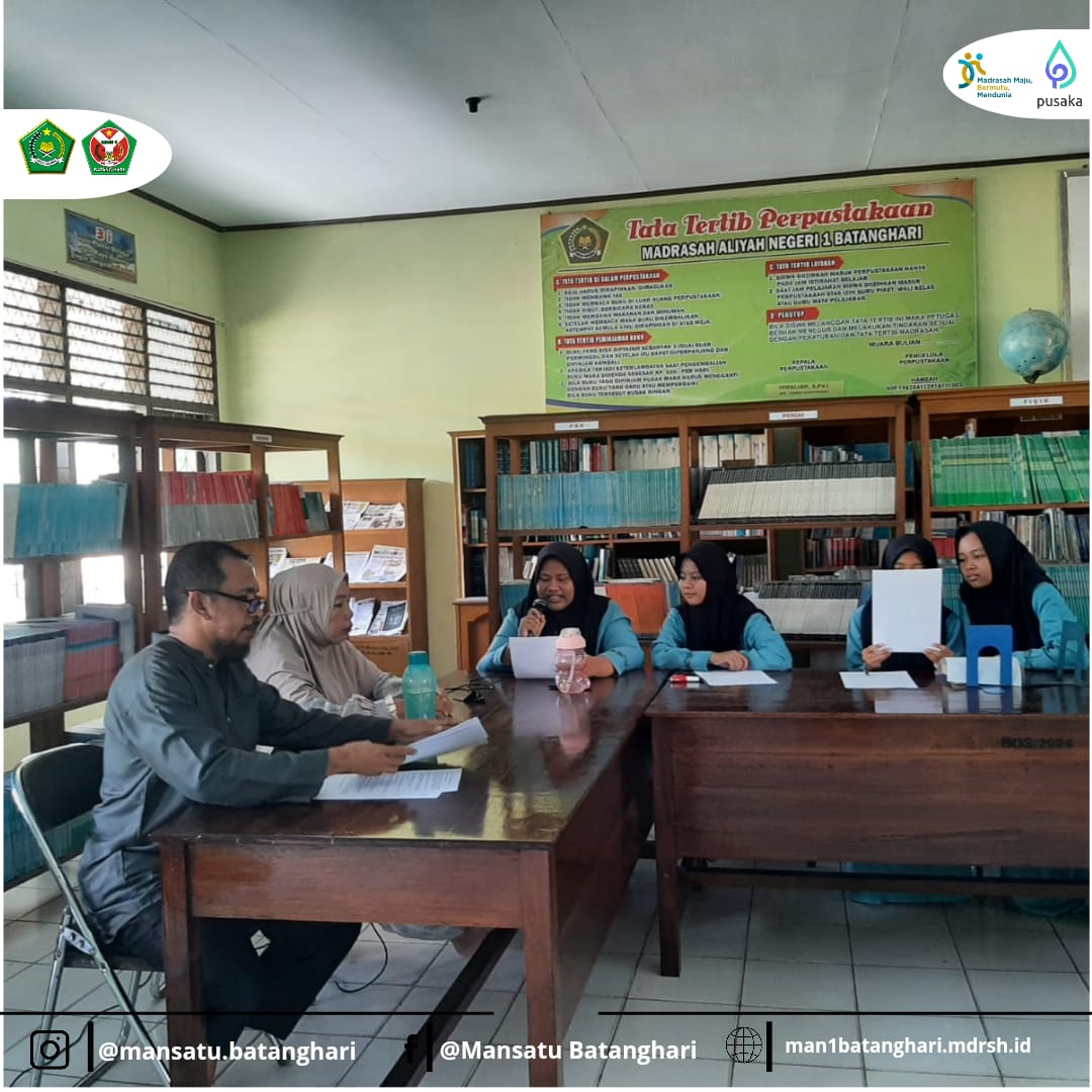 Mengenal salah satu Ekskul di MAN 1 Batang Hari , Kelompok Bahasa: Pelatihan MC Berbahasa Arab