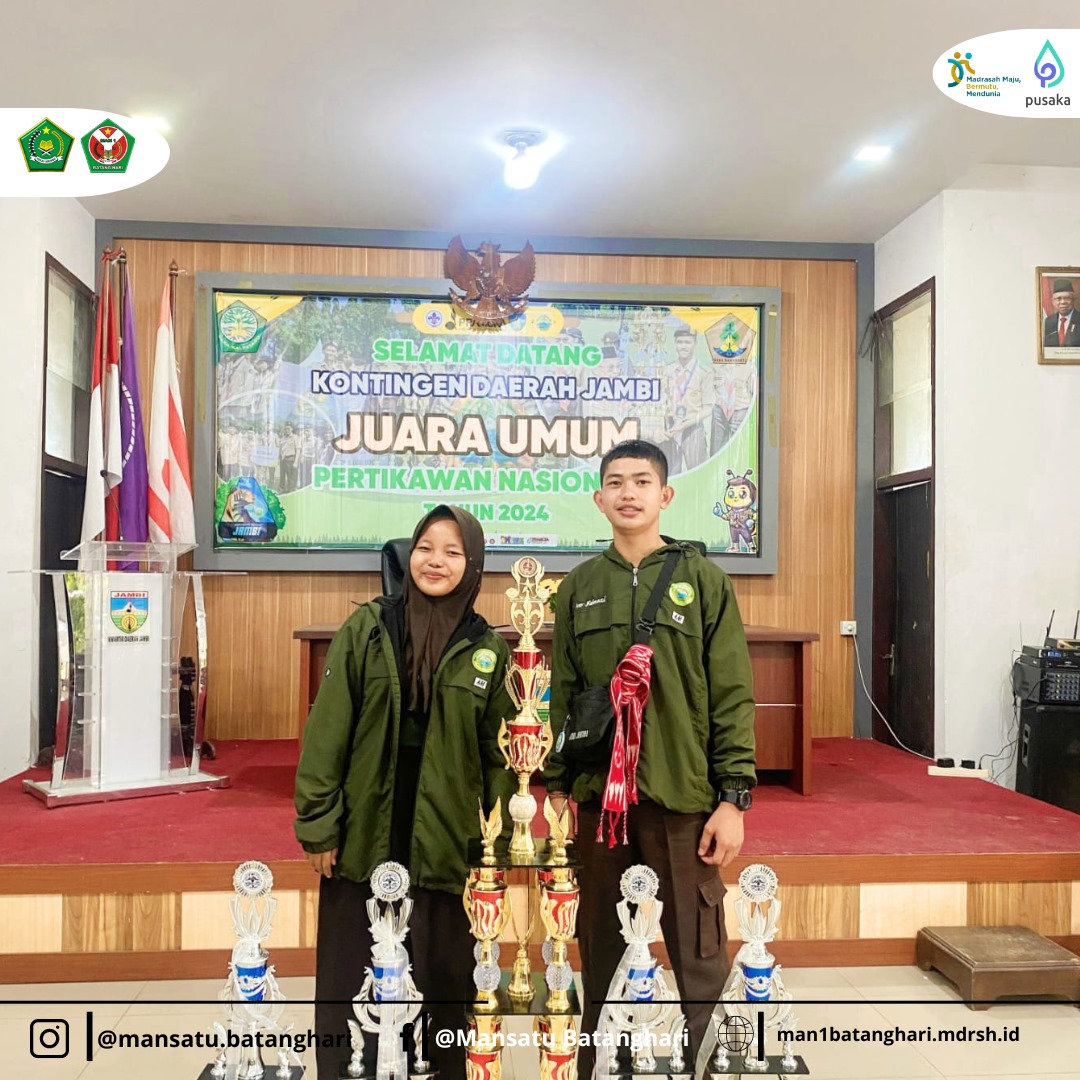 Penyambutan Duta MAN 1 Batang Hari di Kantor Lingkungan Hidup Kabupaten Batang Hari Setelah Sukses di Petikawan Nasional 2024 Penyambutan Duta MAN 1 Batang Hari di Kantor Lingkungan Hidup Kabupaten Batang Hari Setelah Sukses di Petikawan Nasional 2024