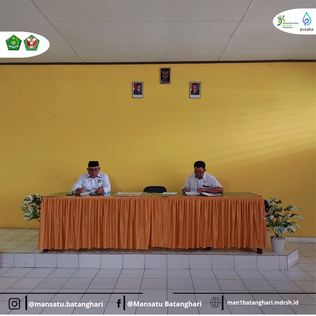 Rapat Dinas Madrasah, Pembahasan Agenda Penting Di MAN 1 Batang Hari