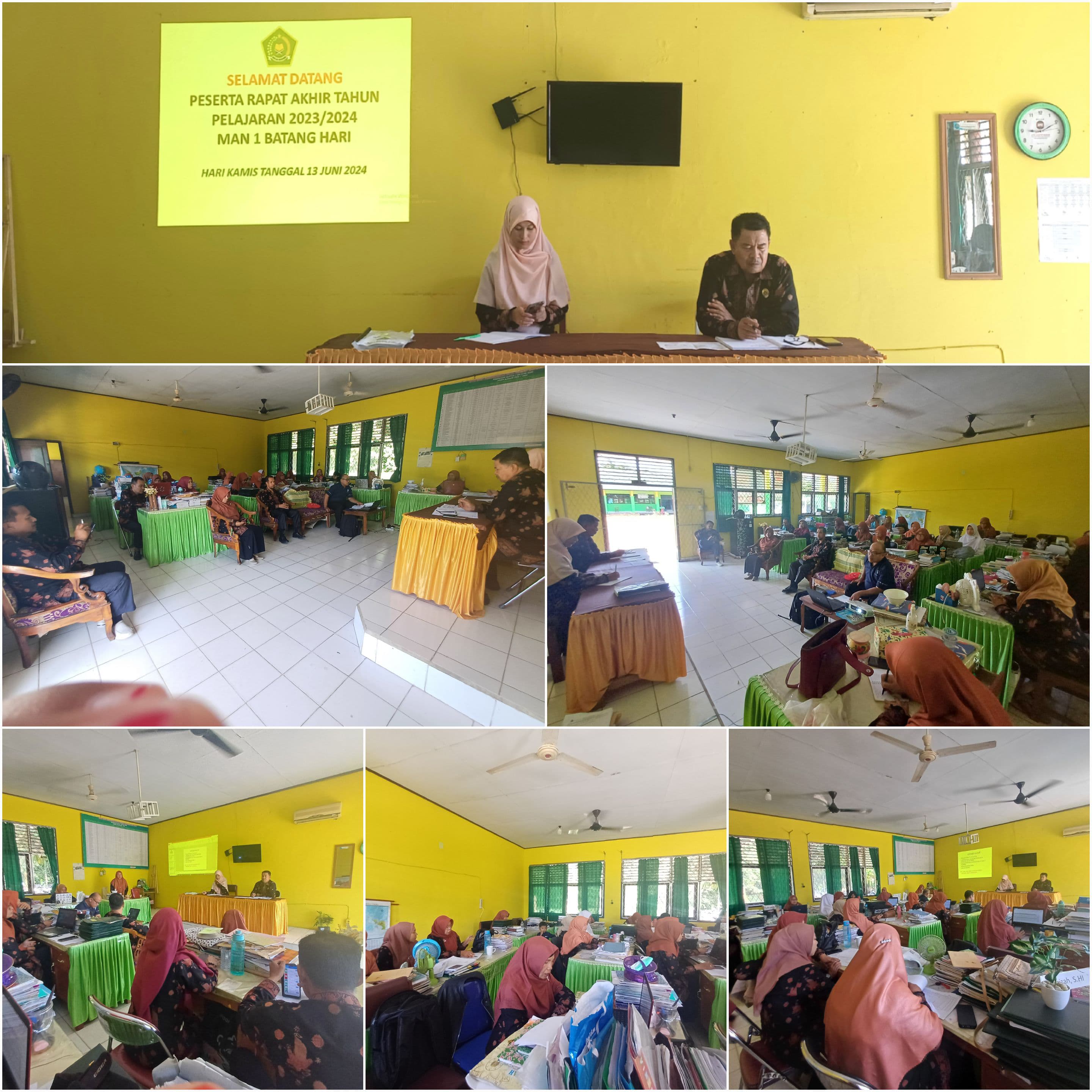 TERLAKSANA DENGAN LANCAR, MAN 1 BATANGHARI ADAKAN RAPAT AKHIR TAHUN PELAJARAN 2023/2024 TERLAKSANA DENGAN LANCAR, MAN 1 BATANGHARI ADAKAN RAPAT AKHIR TAHUN PELAJARAN 2023/2024