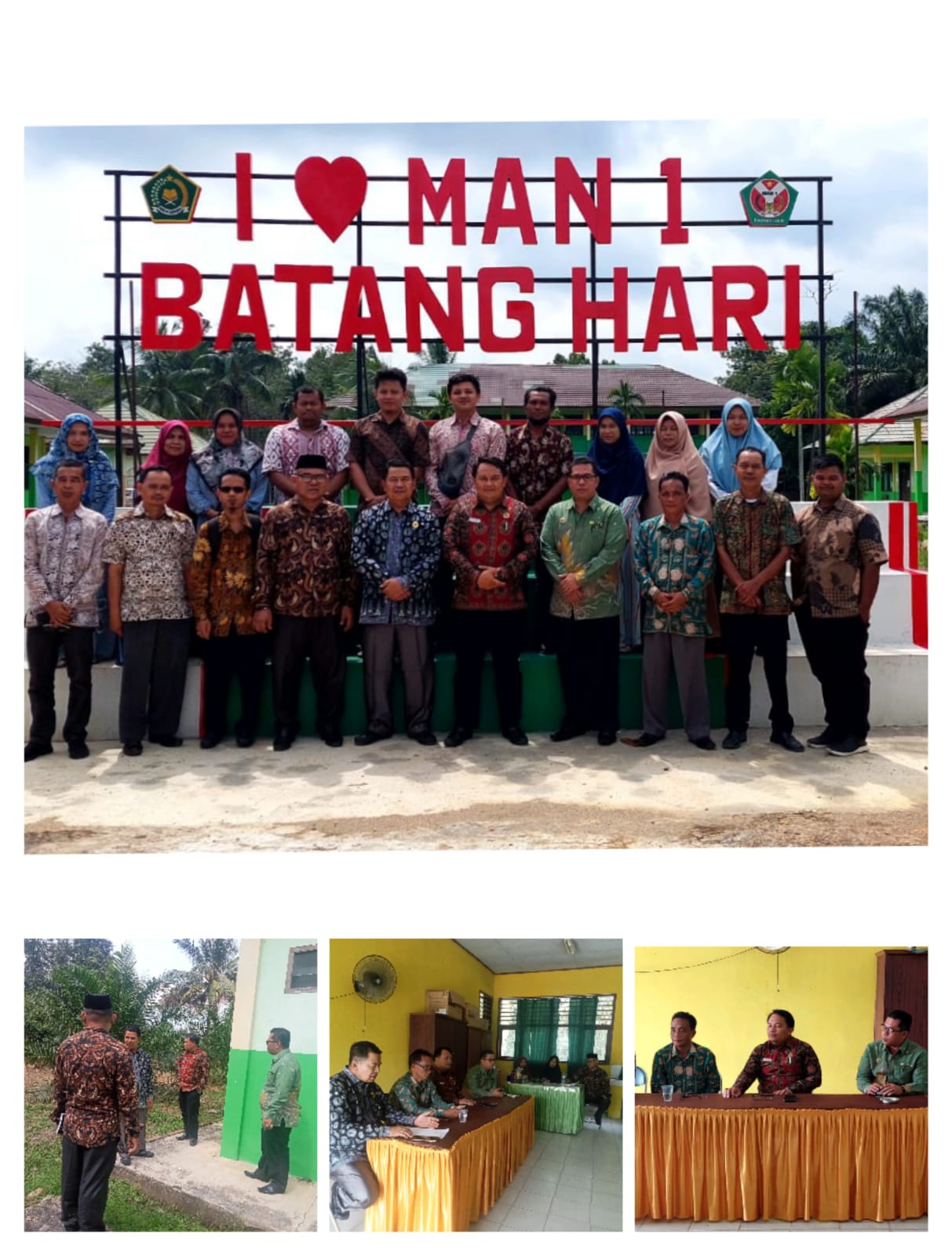 MAN 1 BATANGHARI MENERIMA KUNJUNGAN TIM MONEV DARI KANTOR KEMENAG KABUPATEN BATANGHARI 