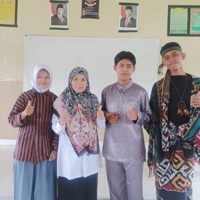 Pembelajaran Interaktif Budaya Nusantara, Siswa Kelas X A MAN 1 Batang Hari Tampil Antusias