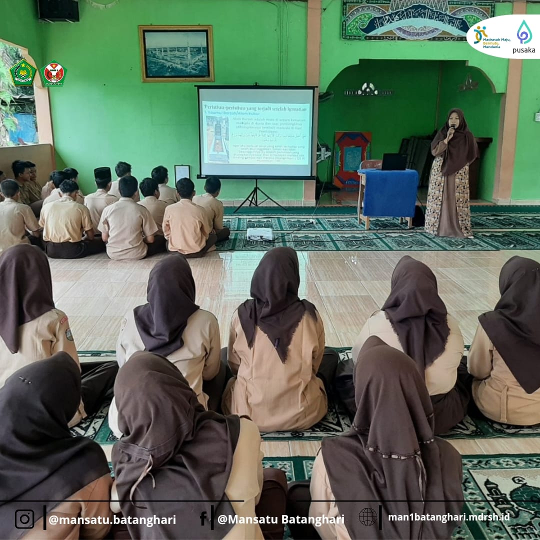 Menggugah Kesadaran Ruhani: Kajian “Perjalanan Setelah Kematian†di MAN 1 Batanghari Menggugah Kesadaran Ruhani: Kajian “Perjalanan Setelah Kematian†di MAN 1 Batanghari