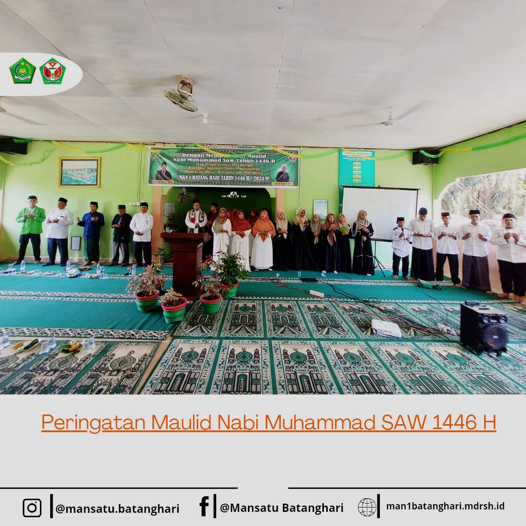 Mari Transformasi Diri dengan Akhlakul Karimah demi Mewujudkan Madrasah Maju, Bermutu, dan Mendunia