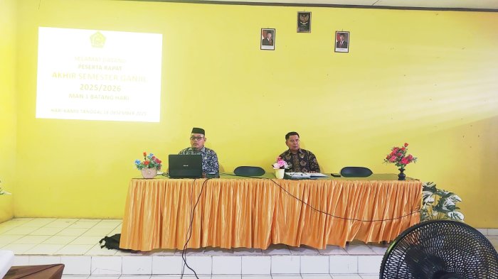 MAN 1 Batanghari Evaluasi Semester dan Siapkan Program Baru