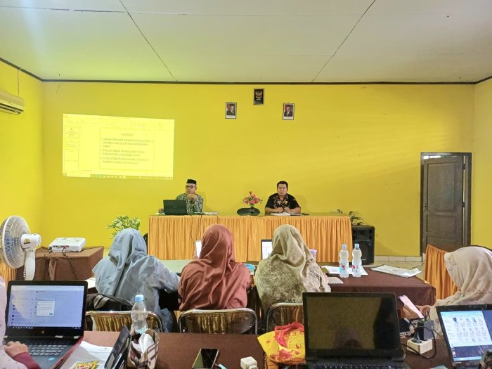 MAN 1 Batanghari Gelar Rapat Pemantapan Tim Persiapan Zona Integritas dan Supervisi Pembelajaran