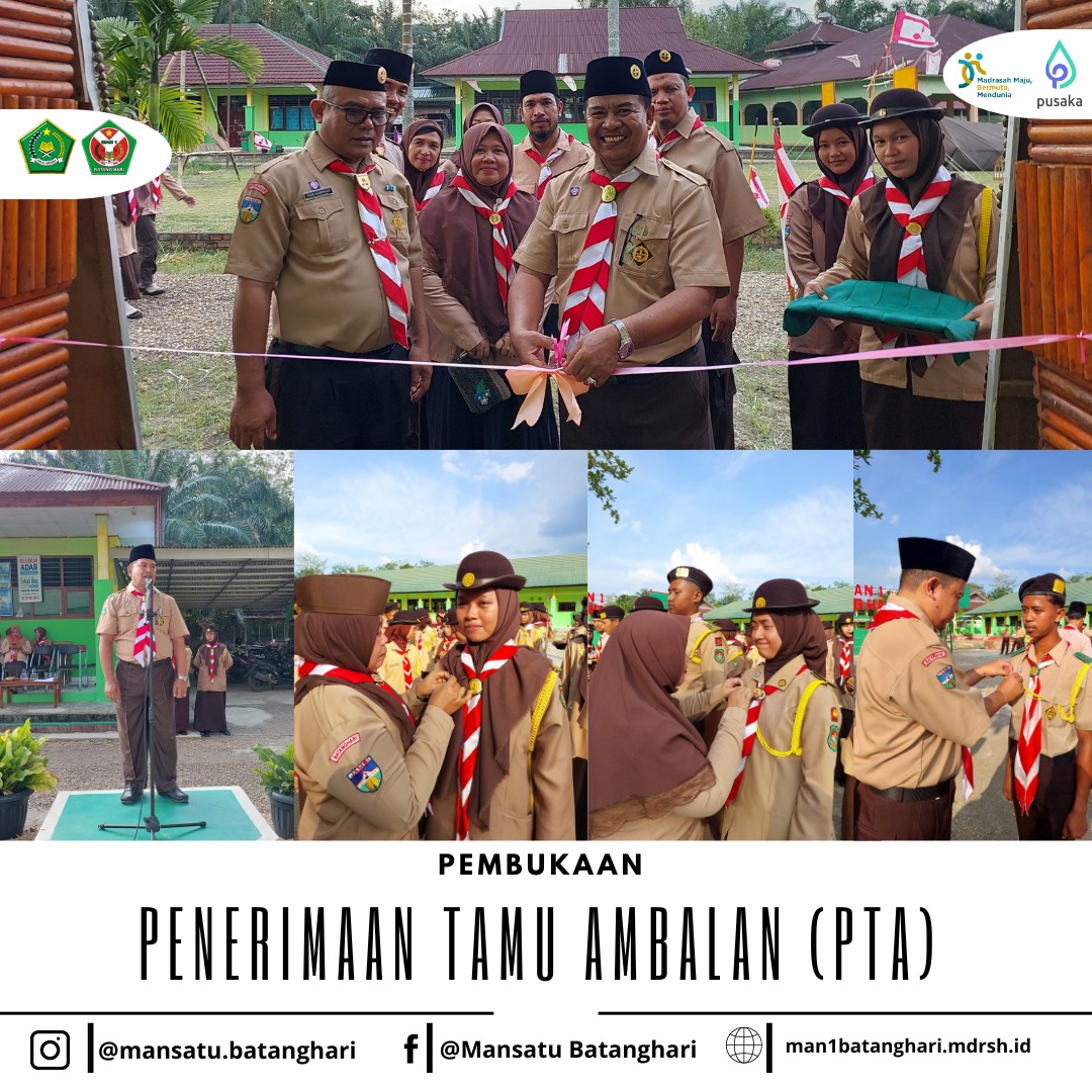 Upacara Pembukaan PTA Gudep 04-029 & 04-030 Pangkalan MAN 1 Batang Hari, berlangsung Khidmat Upacara Pembukaan PTA Gudep 04-029 & 04-030 Pangkalan MAN 1 Batang Hari, berlangsung Khidmat