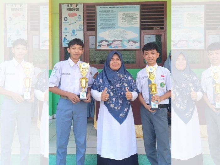 Adifta Naufal Syafiq dan M. Dhafi Alfajri Siap Berlaga di Tingkat Provinsi Mapel Geografi Terintegrasi