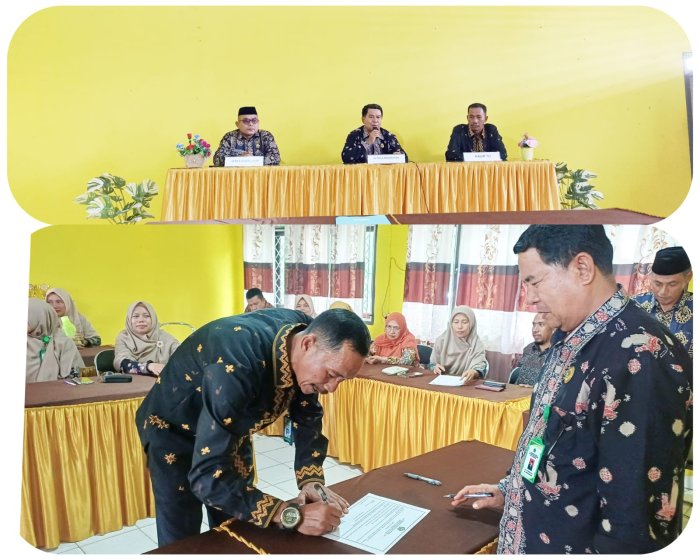 Bangun Madrasah Berintegritas, MAN 1 Batang Hari Laksanakan Penandatanganan Pakta Integritas