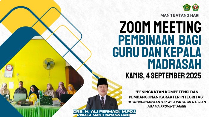 MAN 1 Batang Hari Perkuat Integritas Pendidikan Lewat Pembinaan Kanwil Kementerian Agama Provinsi Jambi