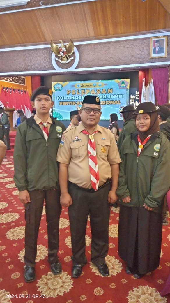 MAN 1 Batang Hari ukir Prestasi,2 Orang Pramuka Penegak Menjadi Duta Pertikawan Tingkat Nasional Tahun 2024 MAN 1 Batang Hari ukir Prestasi,2 Orang Pramuka Penegak Menjadi Duta Pertikawan Tingkat Nasional Tahun 2024
