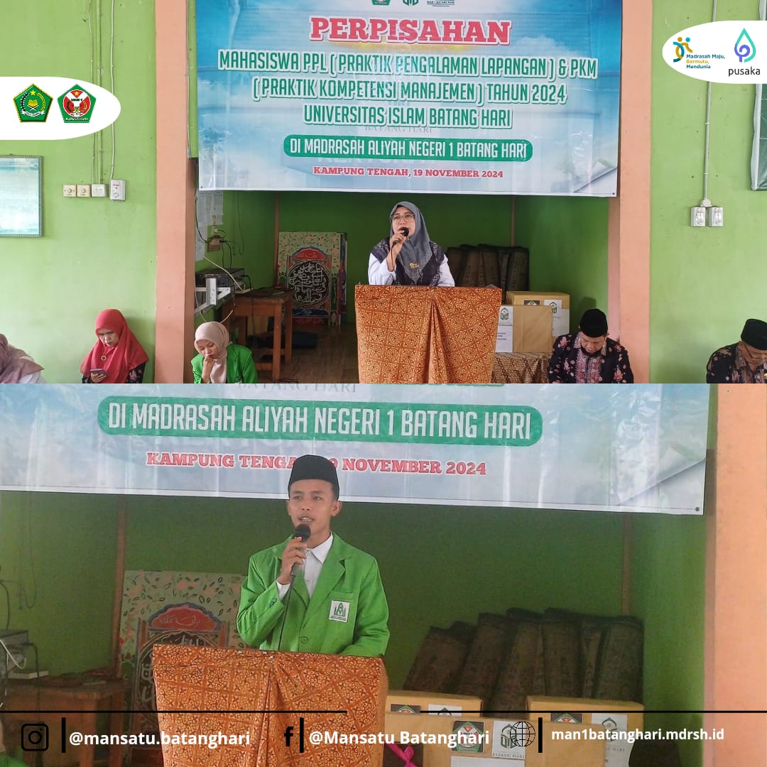 Perpisahan Mahasiswa PPL dan PKM Unisba di MAN 1 Batanghari Berlangsung Khidmat