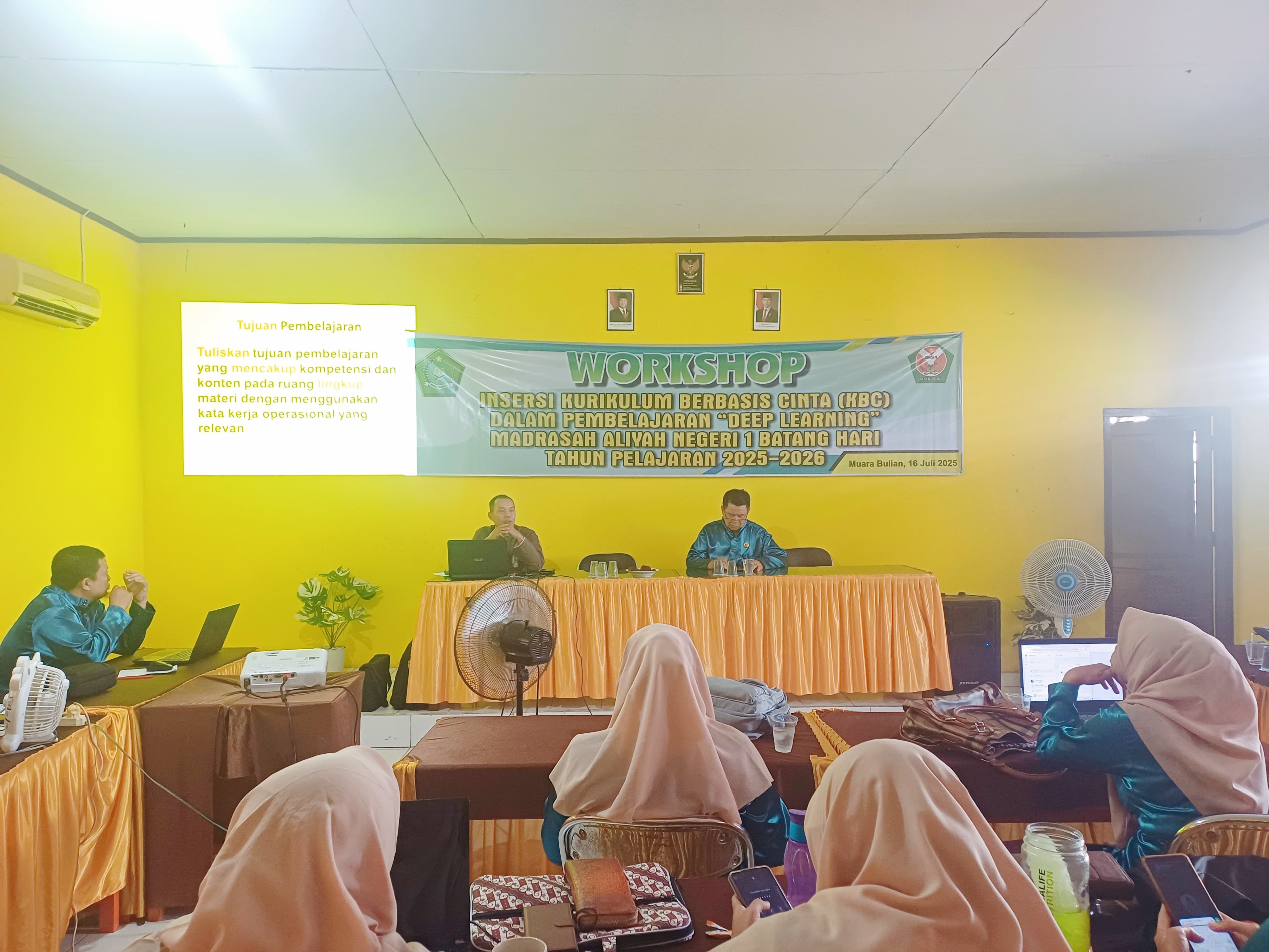 Workshop Lanjutan, Insersi Kurikulum Berbasis Cinta di MAN 1 Batang Hari: Bangun Generasi Hebat dengan Deep Learning