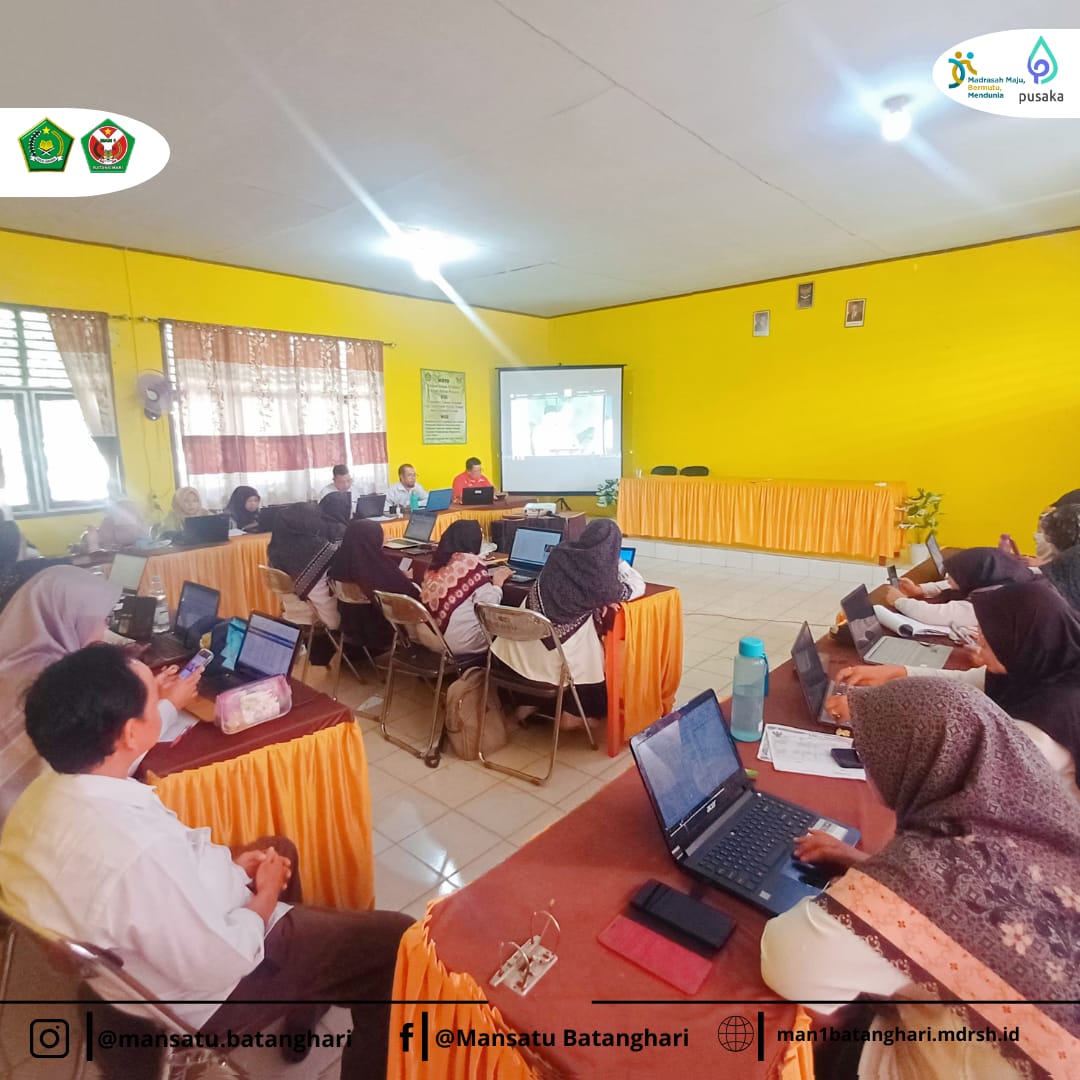 MAN 1 Batang Hari Ikuti Zoom Pencanangan Zona Integritas Menuju WBK dan WBBM di Kanwil Kementerian Agama Provinsi Jambi