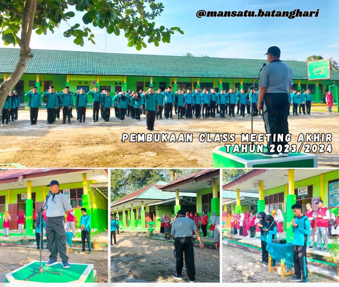 PEMBUKAAN CLASS MEETING AKHIR TAHUN AJARAN 2023/2024 DISAMBUT ANTUSIAS