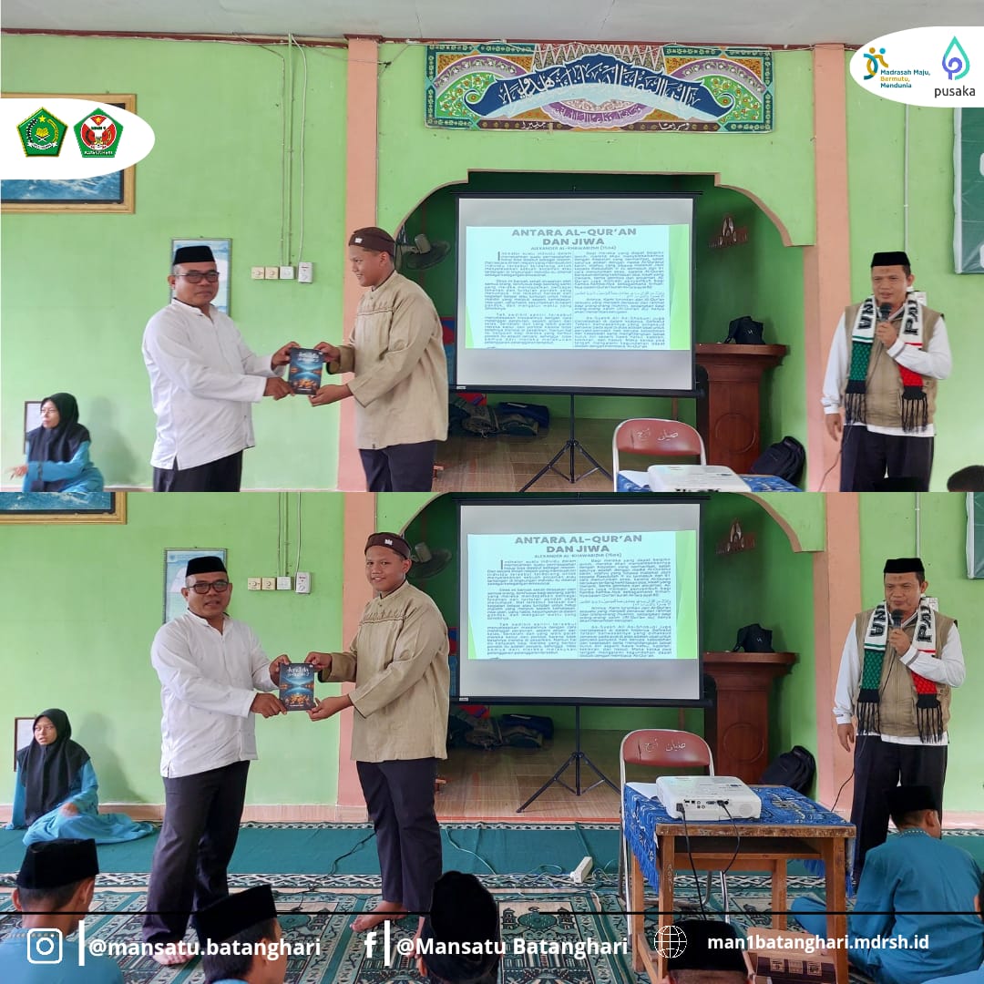 Hari Kedua Pesantren Ramadan MAN 1 Batanghari: Bedah Buku, Kajian Islam, dan Donasi untuk Gaza