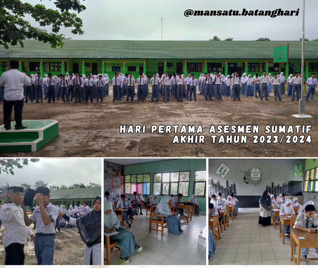 PENEGAKAN DISIPLIN DAN TATA TERTIB MADRASAH MENGAWALI PELAKSANAAN ASESMEN SUMATIF AKHIR TAHUN 2023/2024