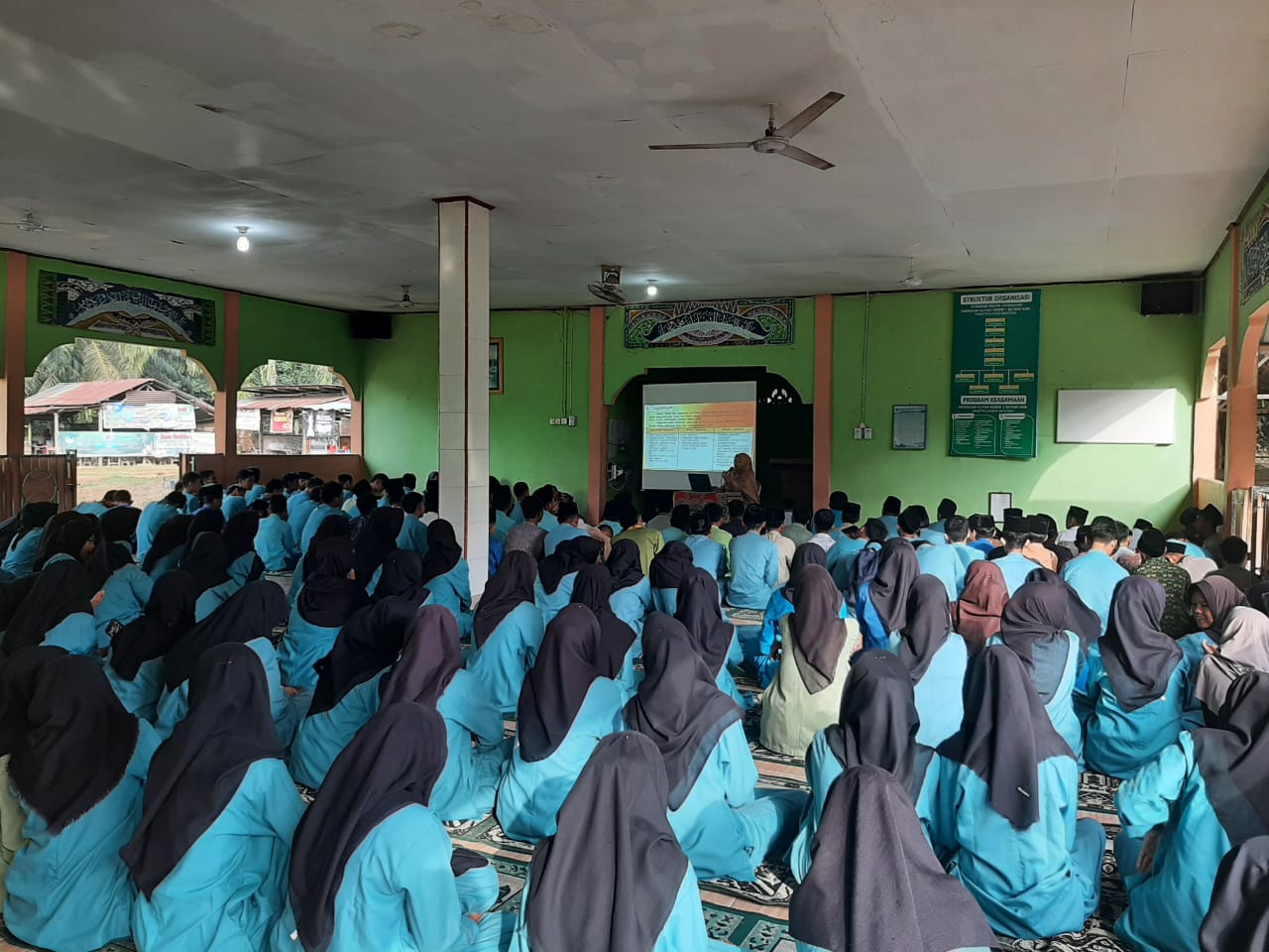 Kegiatan Keagamaan Jumat Pagi MAN 1 Batanghari: Kajian Islam Tentang Fiqih Wudhu dan Tayammum