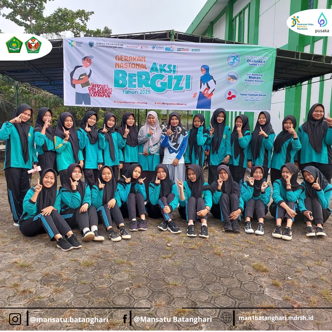 25 Siswi MAN 1 Batang Hari Ikuti Gerakan Nasional Aksi Bergizi 2025 25 Siswi MAN 1 Batang Hari Ikuti Gerakan Nasional Aksi Bergizi 2025