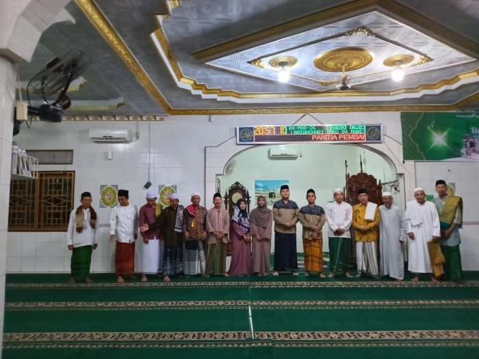 Pengurus Masjid AT-Taqwa Muara Bulian Berikan Apresiasi untuk Tim Safari Ramadhan MAN 1 Batang Hari
