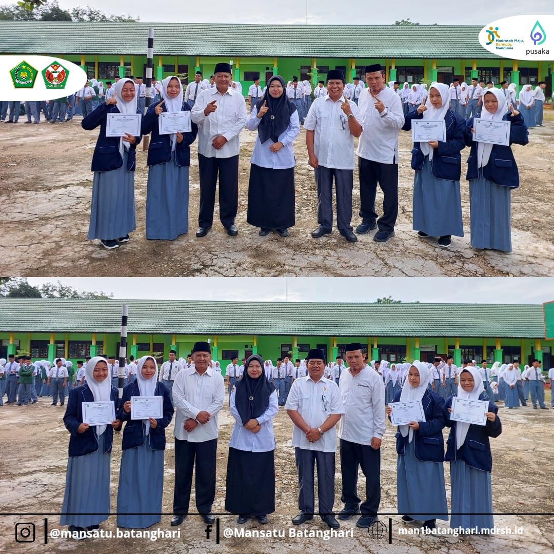 Pelantikan Pengurus PMR Mansa Barokah Tahun Ajaran 2024/2025.Berikut nama pengurusnya!