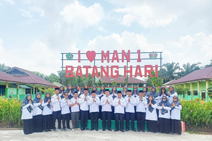 Semangat Baru Pasca Idul Fitri, Kemenag Batang Hari Tinjau Kesiapan MAN 1 Batang Hari