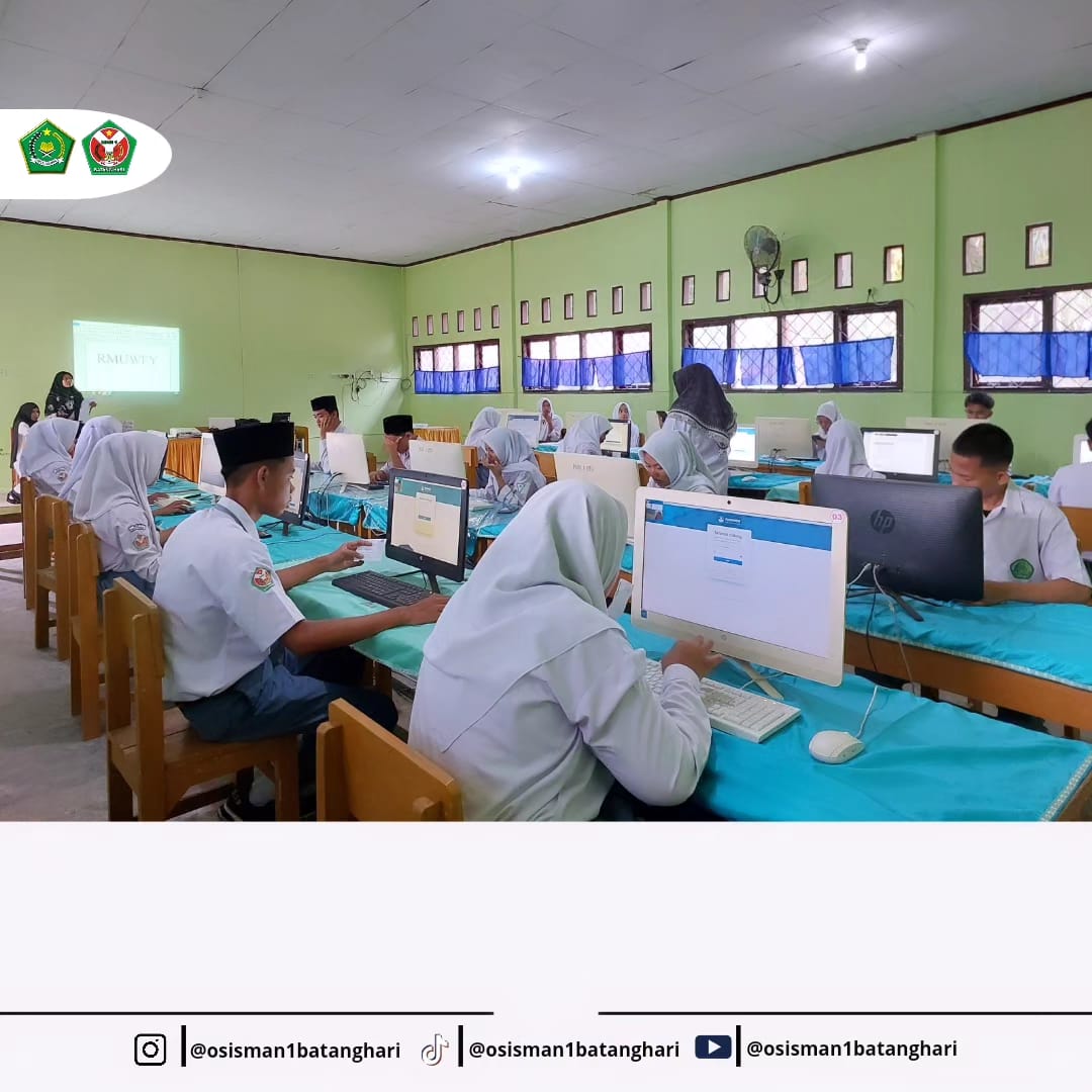 MAN 1 Batanghari Gelar Asesmen Nasional Berbasis Komputer (ANBK)