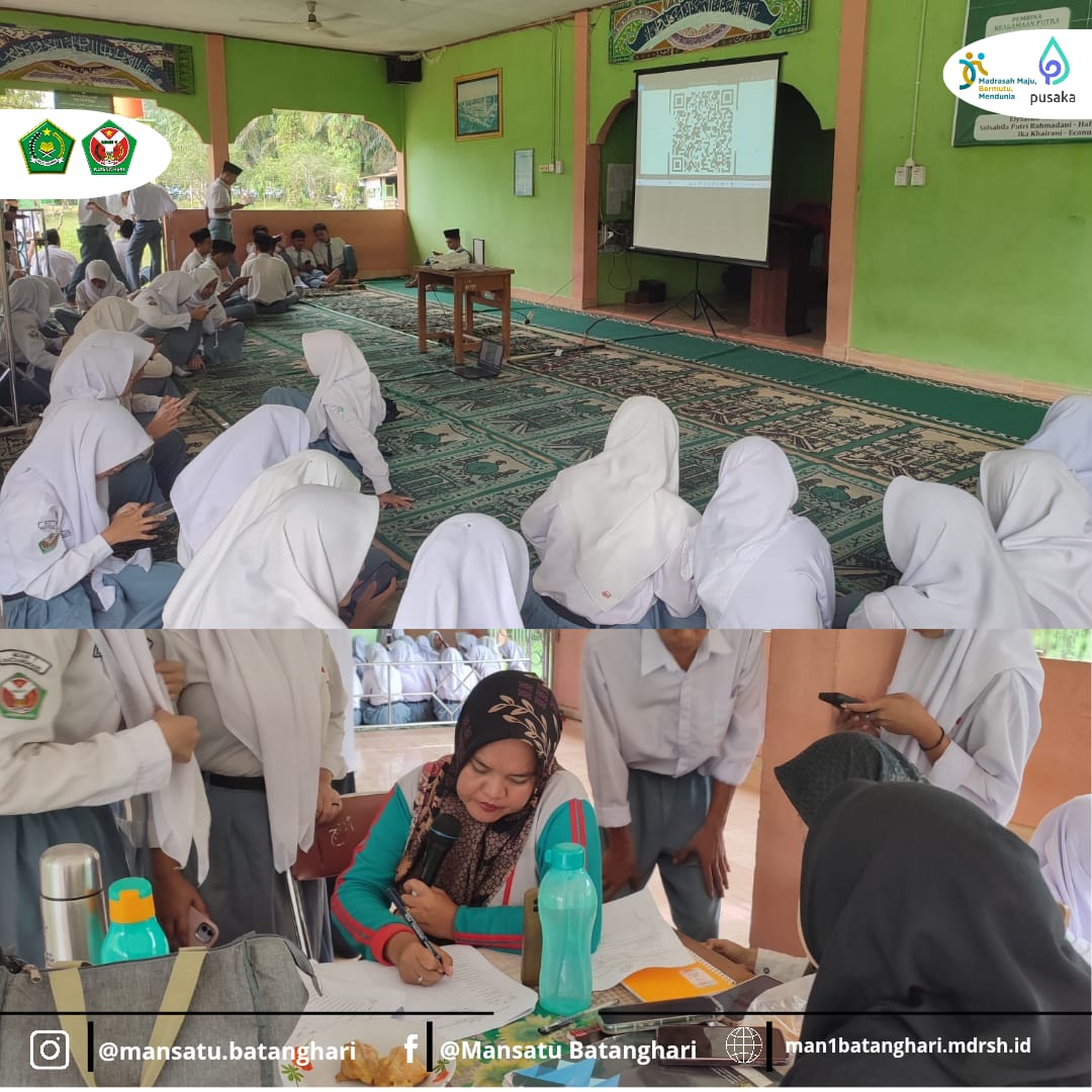 67 Siswa MAN 1 Batang Hari Ikuti Simulasi Asesmen Madrasah Menggunakan Exam Browser