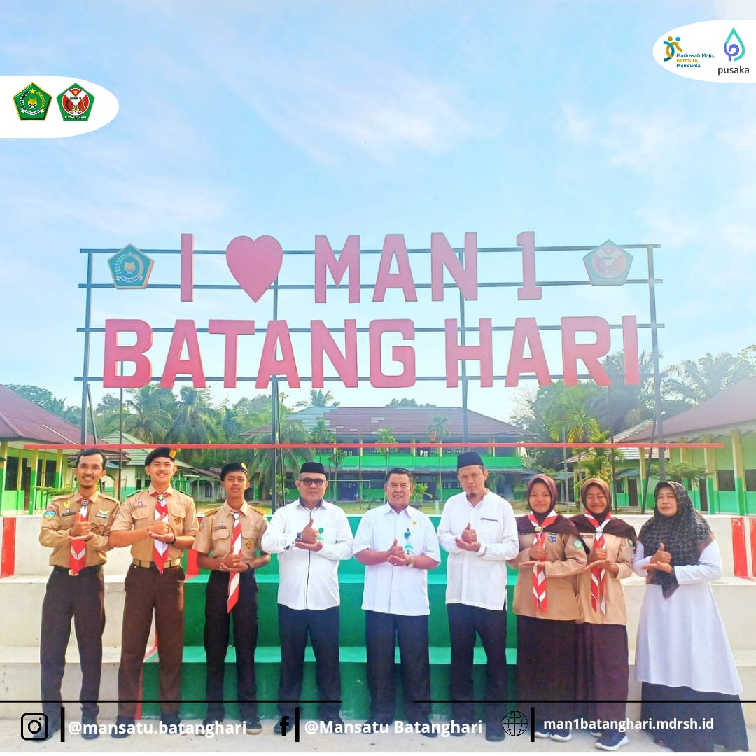 Pangkalan MAN 1 Batang Hari Ikuti Pengembaraan Hari Pramuka ke-64